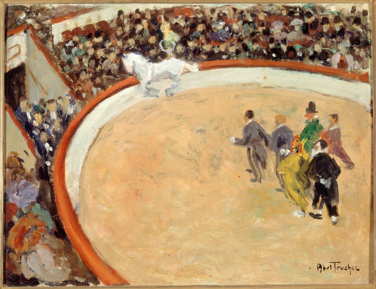 法语：Le cirque Médrano，boulevard Rochechouard 作者 路易斯·阿贝尔·特鲁谢