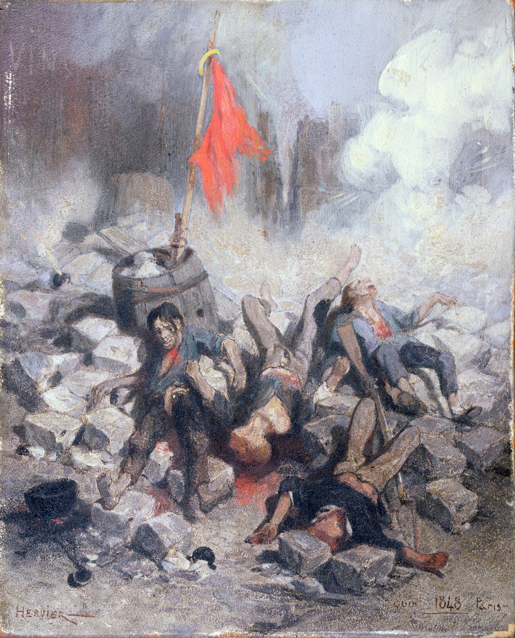 1848年6月在街垒遇难的受害者 作者 路易斯·阿道夫·赫尔维尔