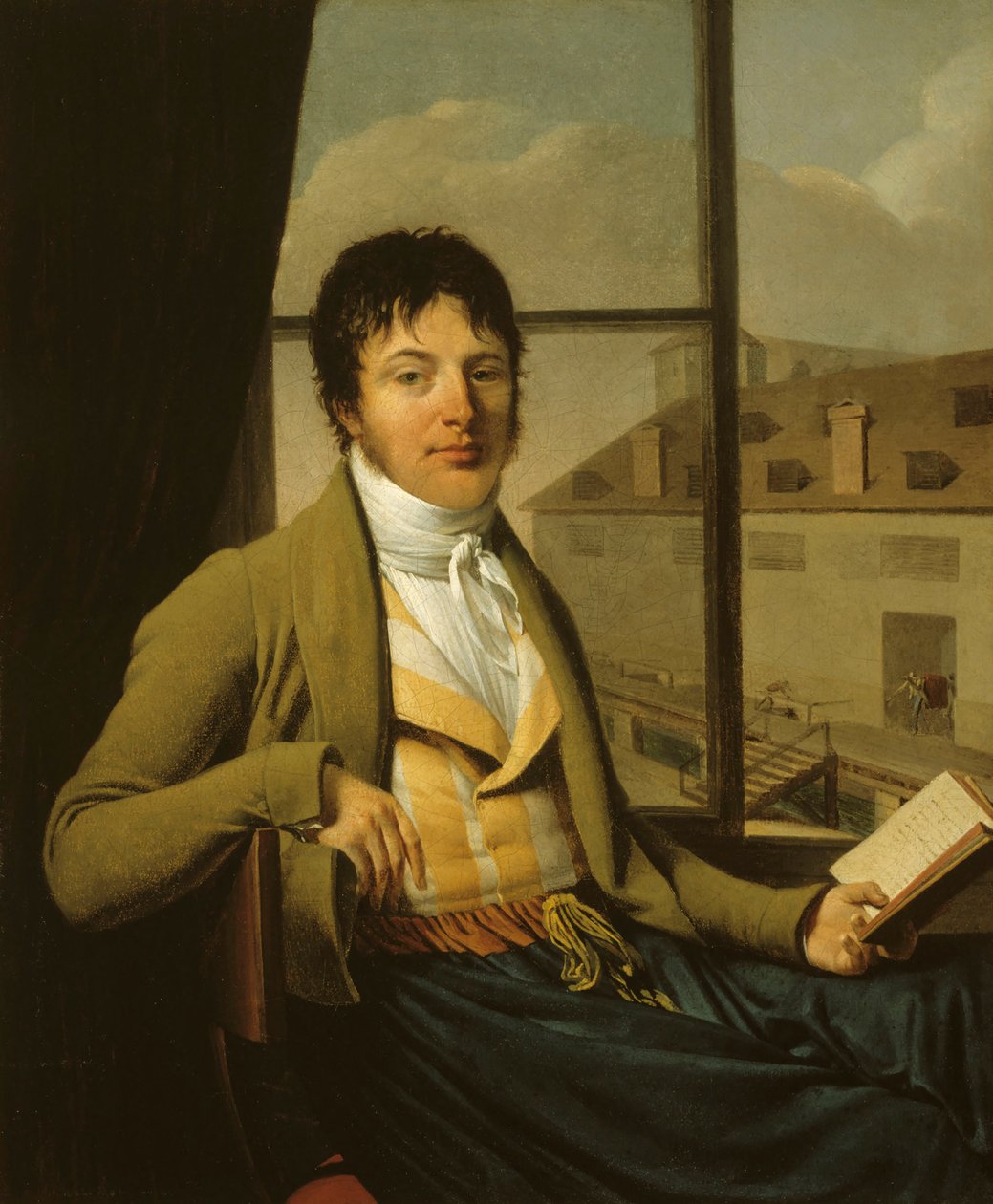 让-安托万-夏普塔尔的肖像，1756-1832，1801。 作者 路易斯·安德烈·加布里埃尔·布歇