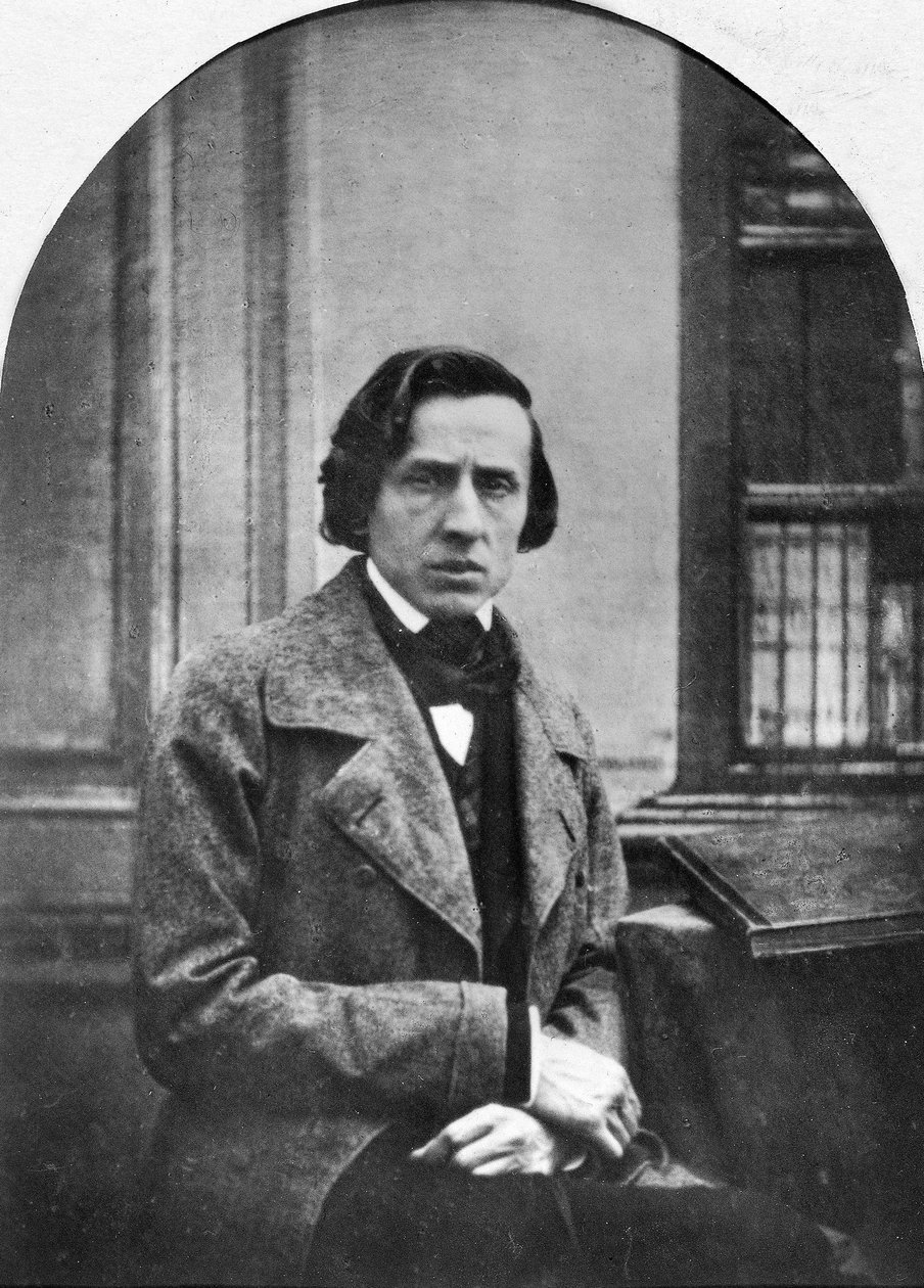 Polish composer and pianist Frederic Chopin 作者 路易斯·奥古斯特·比森