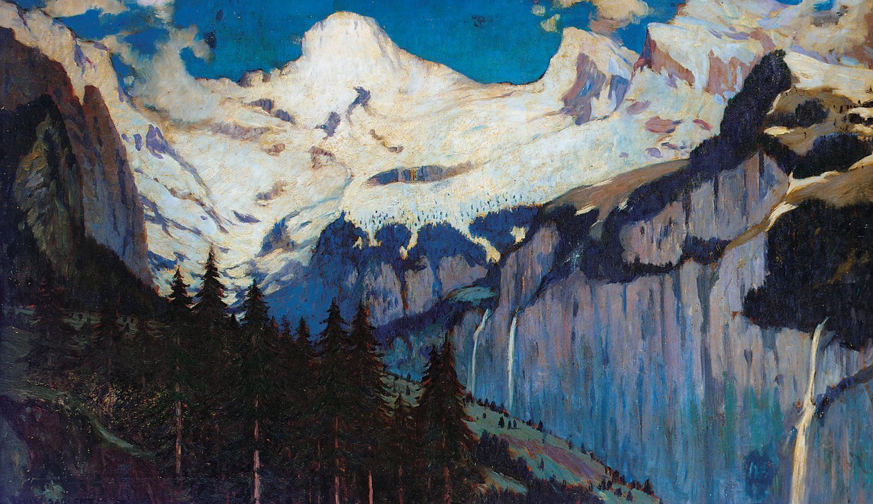 翁根的夜景（布面油画） 作者 路易斯·奥古斯都·萨金特
