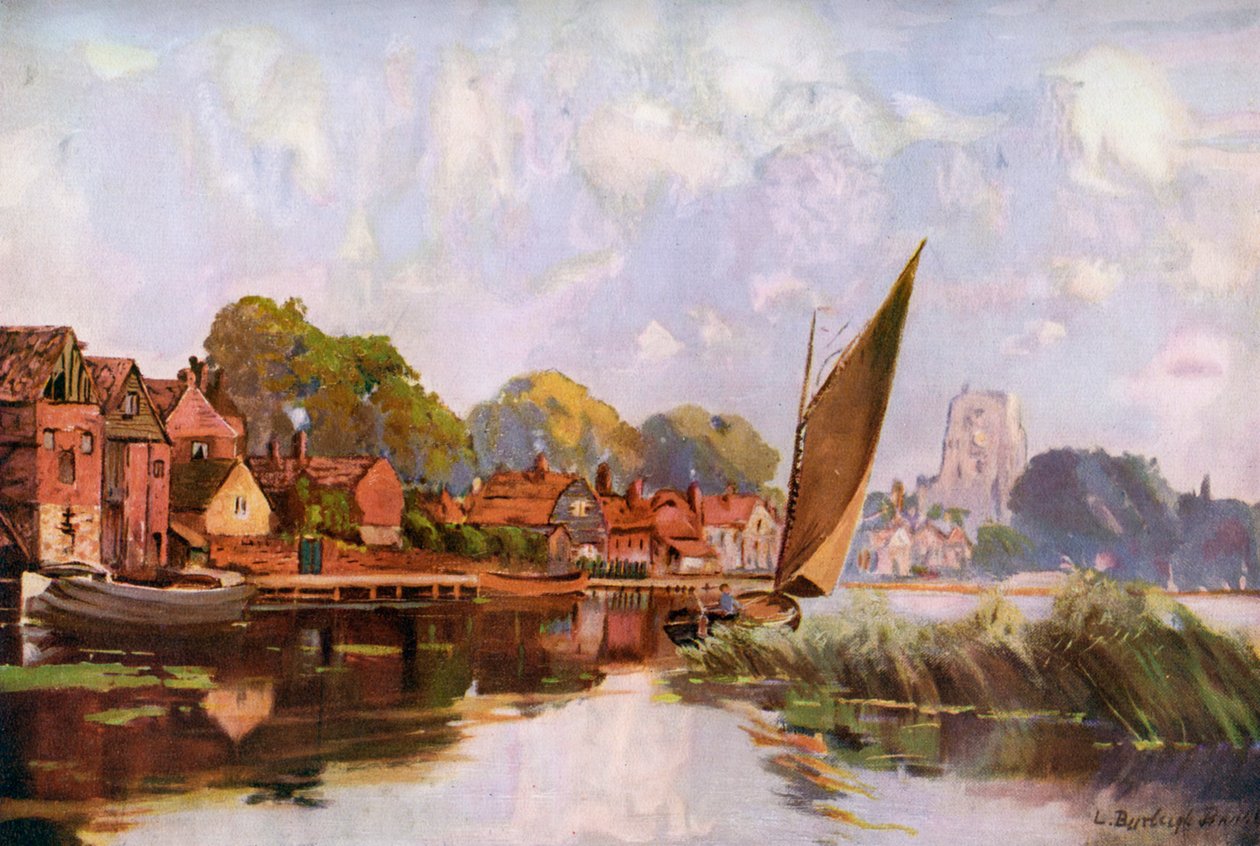 1924-1926年，在萨福克贝克勒斯河上。 作者 路易斯·伯利·布鲁尔