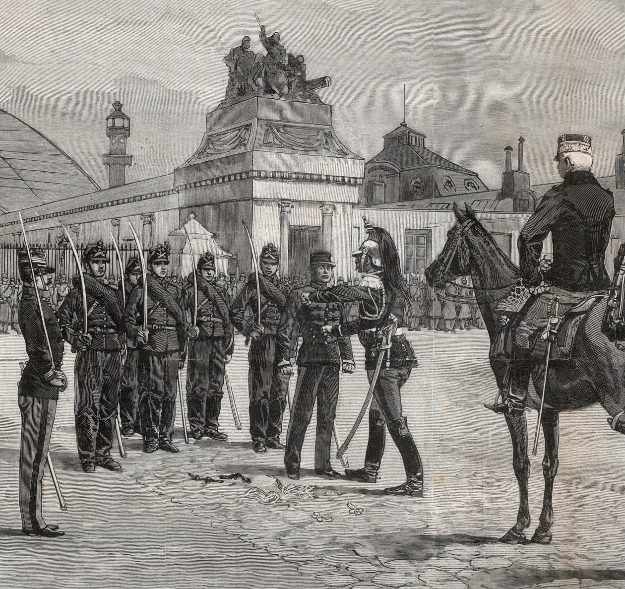 Degradation of Alfred Dreyfus - Dreyfus case: La degradation d