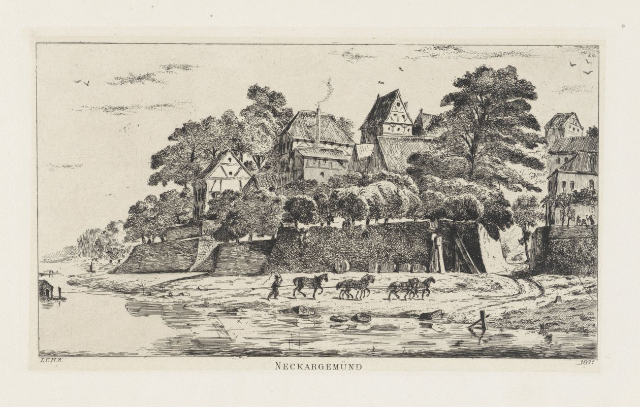 Gezicht op Neckargemünd（巴登一符腾堡州）
Neckargemünd（物体上的标题） 作者 路易斯·查尔斯·霍拉·西卡马