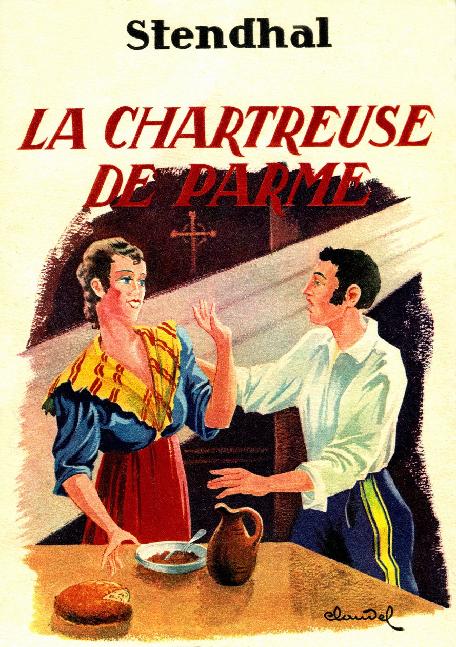 司汤达小说《La Chartreuse de Parme》封面 作者 路易·克洛岱尔