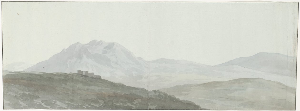 Gezicht op bergtoppen van de Apennijnenen
Vue de quelques Cimes de l