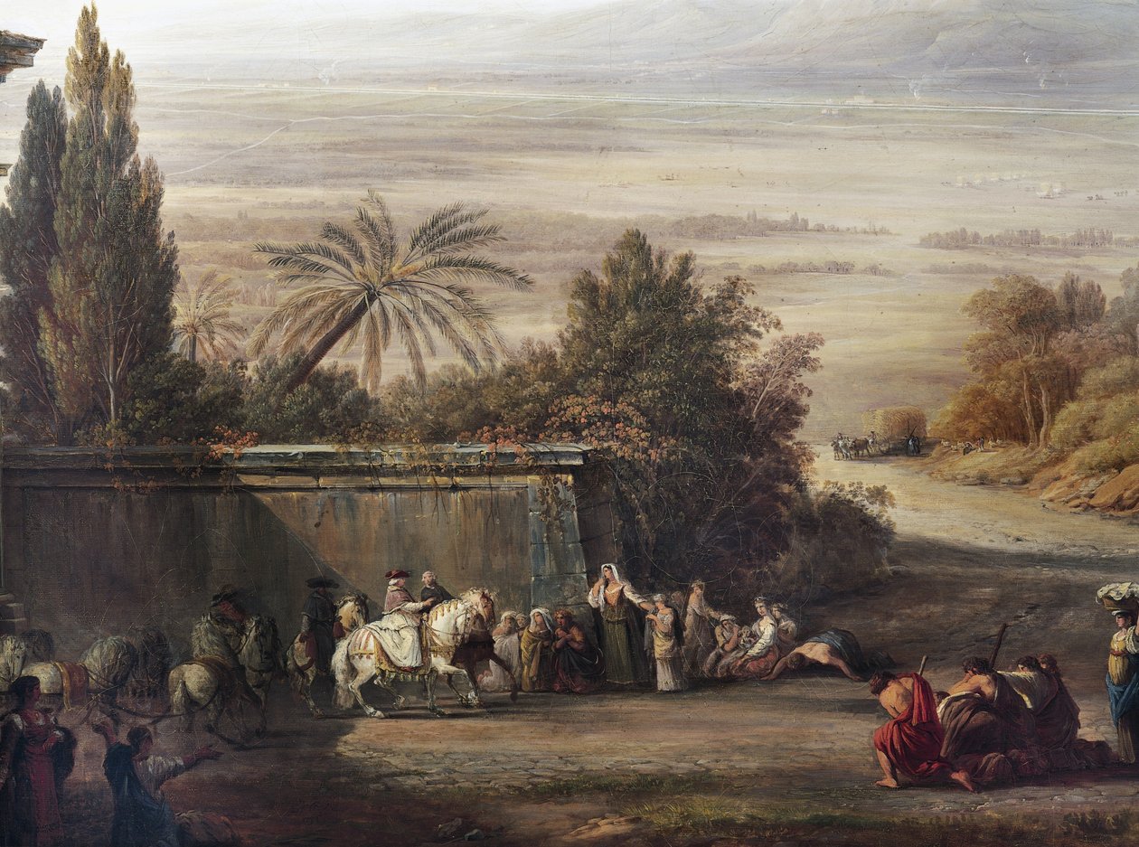 Pius VI visiting the Pontine Marshes 作者 路易斯·杜克罗斯