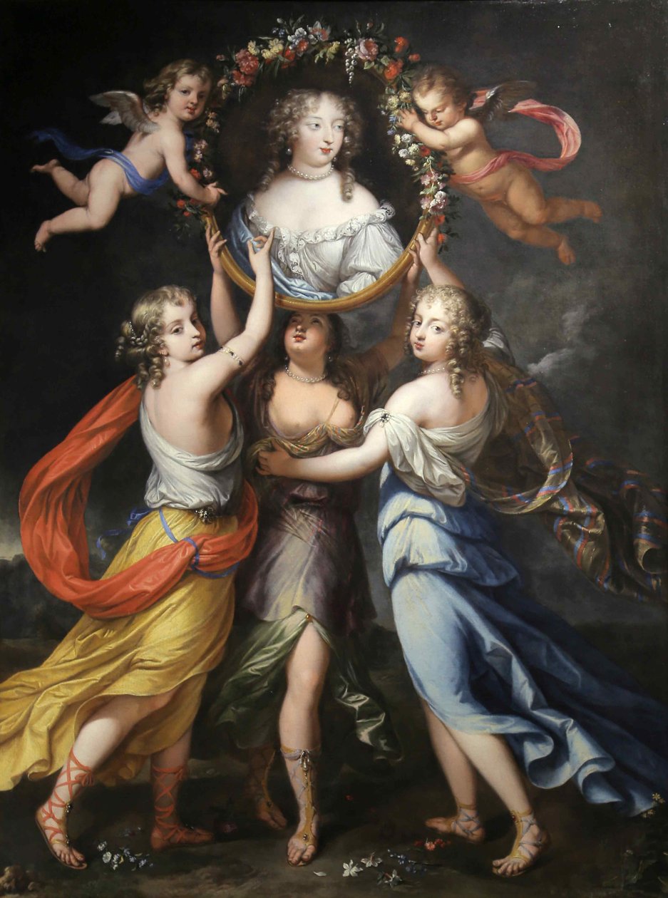 Françoise-Athénaïsde Rochechouart，侯爵夫人Montespan 1640-1707，十七世纪下半叶.. 作者 路易斯·费迪南德·埃莱尔