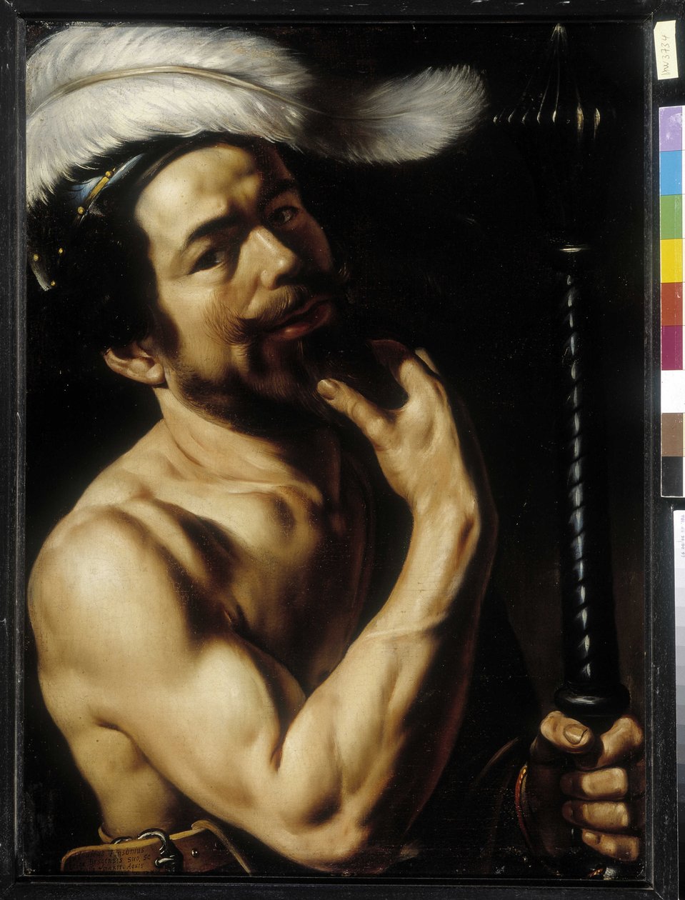 Self-portrait of Louis Finson 作者 路易斯·芬森纽斯或芬森