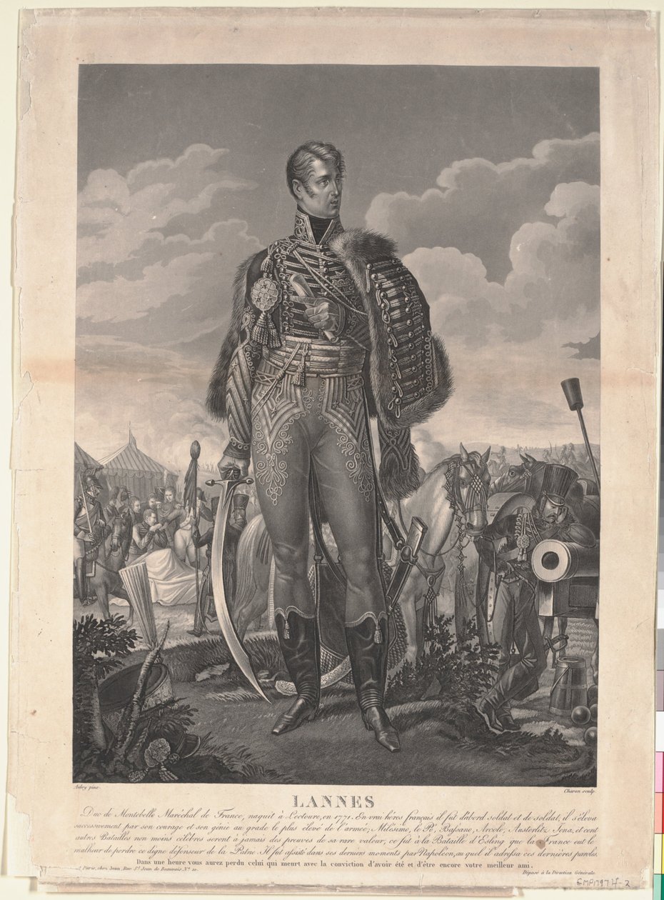 让·兰尼斯（Jean Lannes）1769-1809、1809 作者 路易斯·弗朗索瓦·奥布里