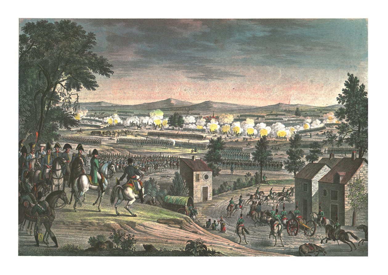 1813年5月2日在Lutzen附近的战斗，约1850年 作者 路易斯·弗朗索瓦·库什