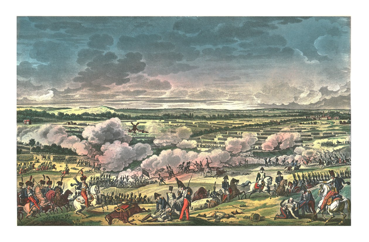 圣约翰山之战，又称滑铁卢，1815年6月18日，约1850年 作者 路易斯·弗朗索瓦·库什