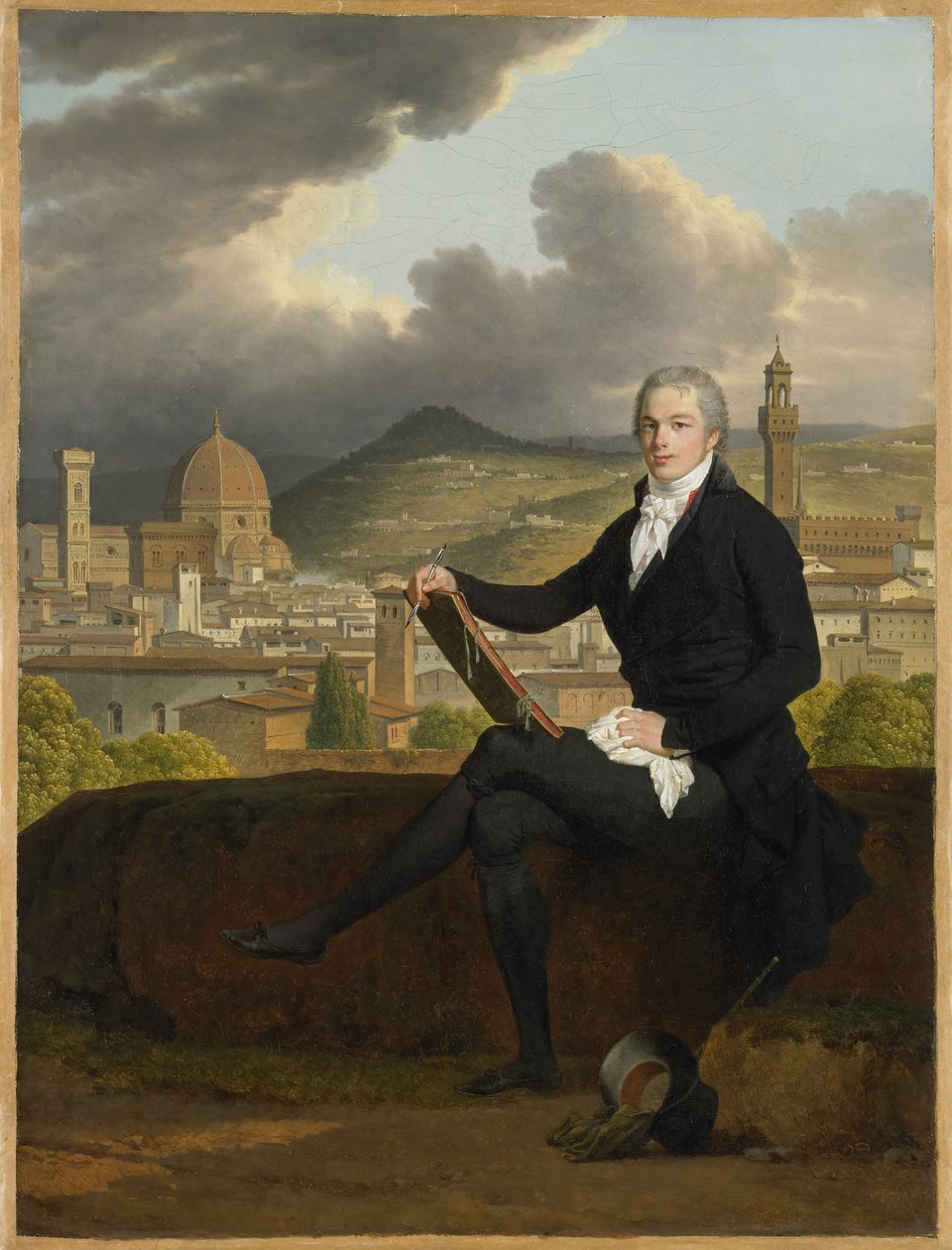 Thomas Penrose博士的肖像，1798年 作者 路易斯·高菲耶