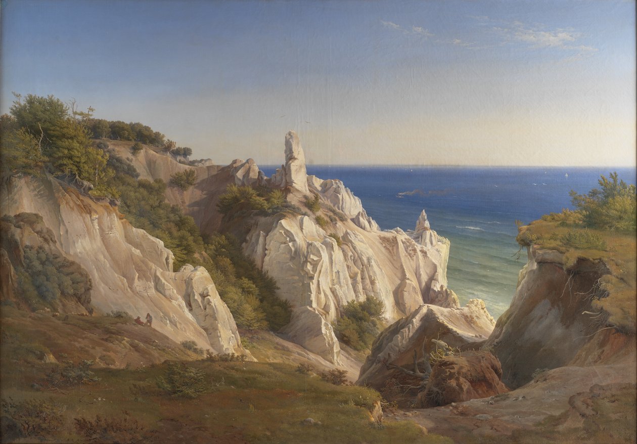 蒙恩岛的悬崖 作者 路易斯·古利特（Louis Gurlitt）