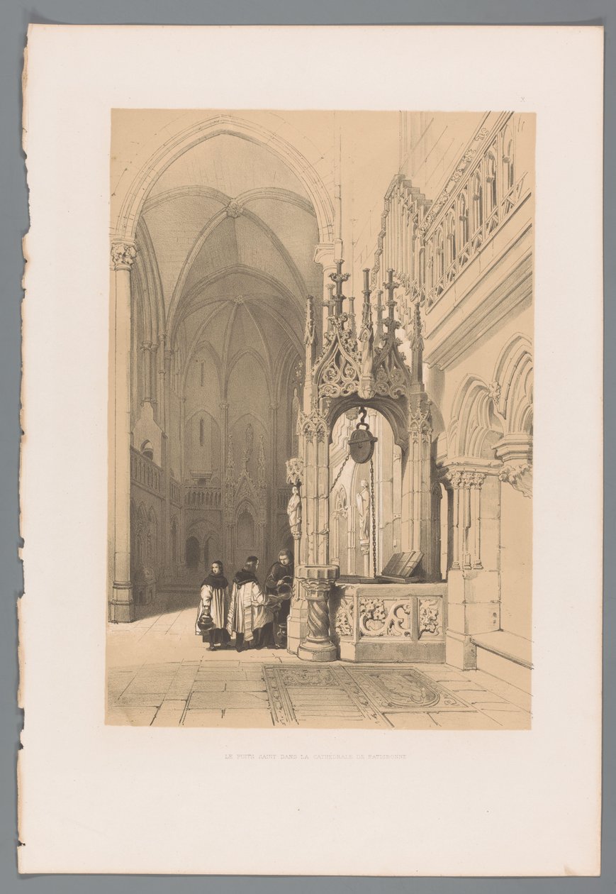 多姆·范·雷根斯堡 (Dom van Regensburg) 注入水 雷根斯堡大教堂的圣井（物体上的标题） 作者 路易斯·哈格