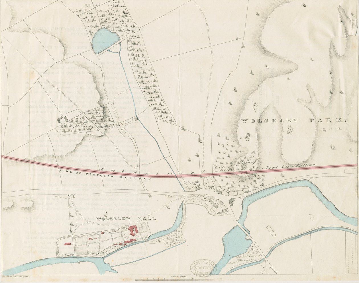 伍尔斯利·霍尔（Wolseley Hall）：调色上的石版印刷术[1806-1885] 作者 路易斯·哈格