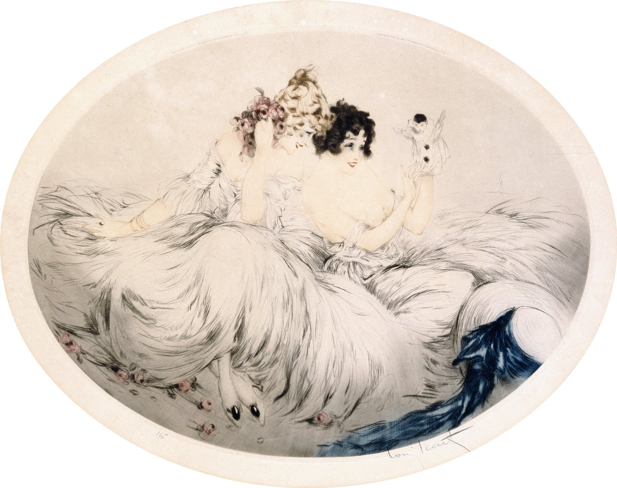 木偶，约 1922 年（蚀刻版画和干点版画） 作者 路易卡特