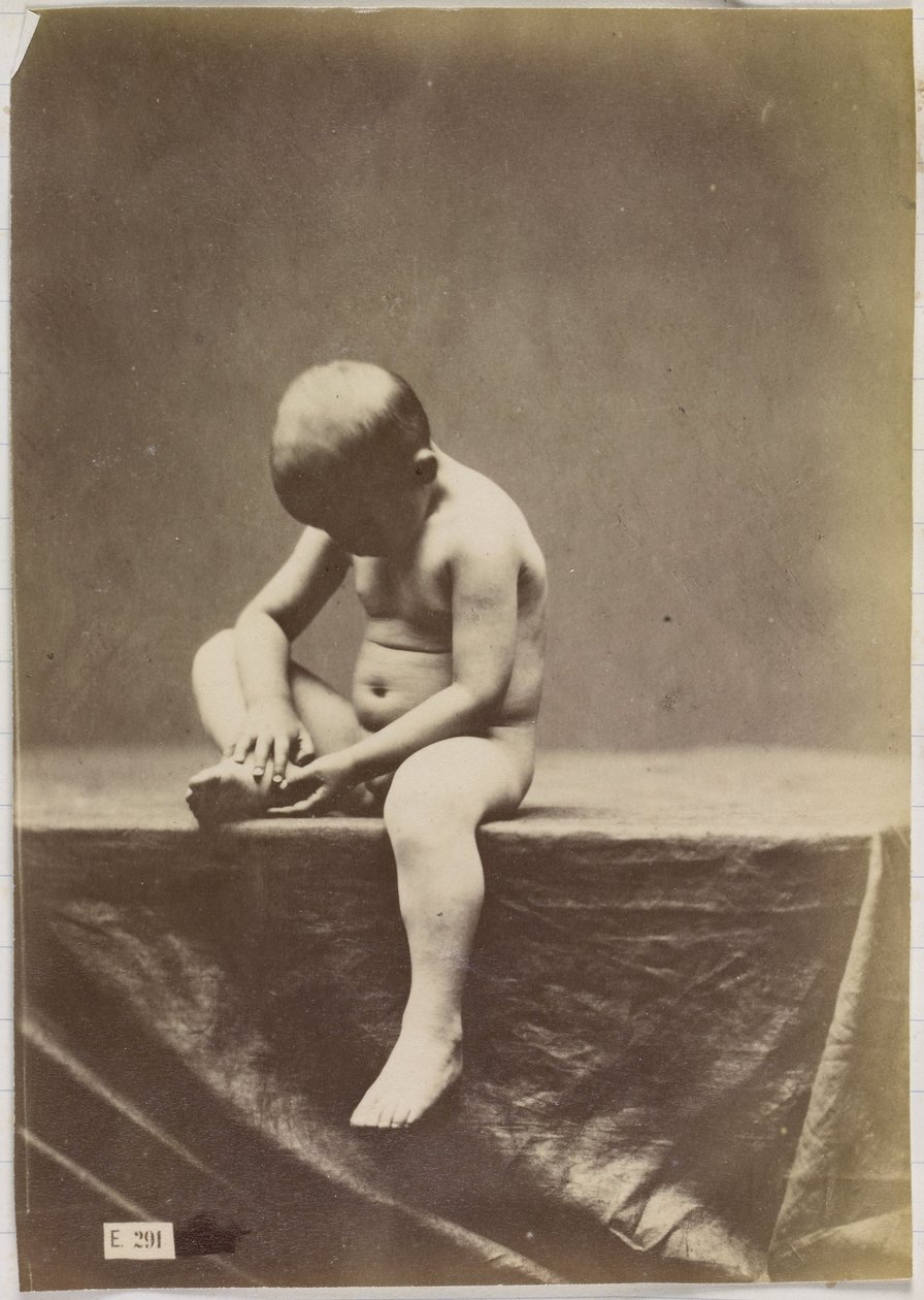 裸体坐姿儿童研究 作者 Louis Jean Baptiste Igout（归因于）