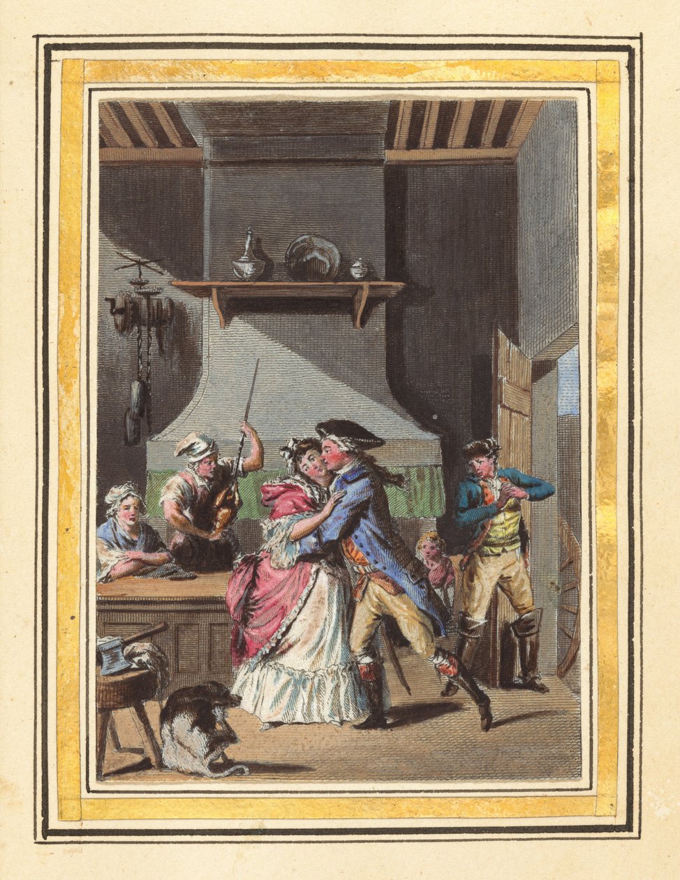 马农-莱斯考特的历史》第一卷，1797年出版。创作者：路易-约瑟夫-勒费弗尔，雅克-约瑟夫-科尼。 作者 路易·约瑟夫·勒费弗，雅克·约瑟夫·科尼