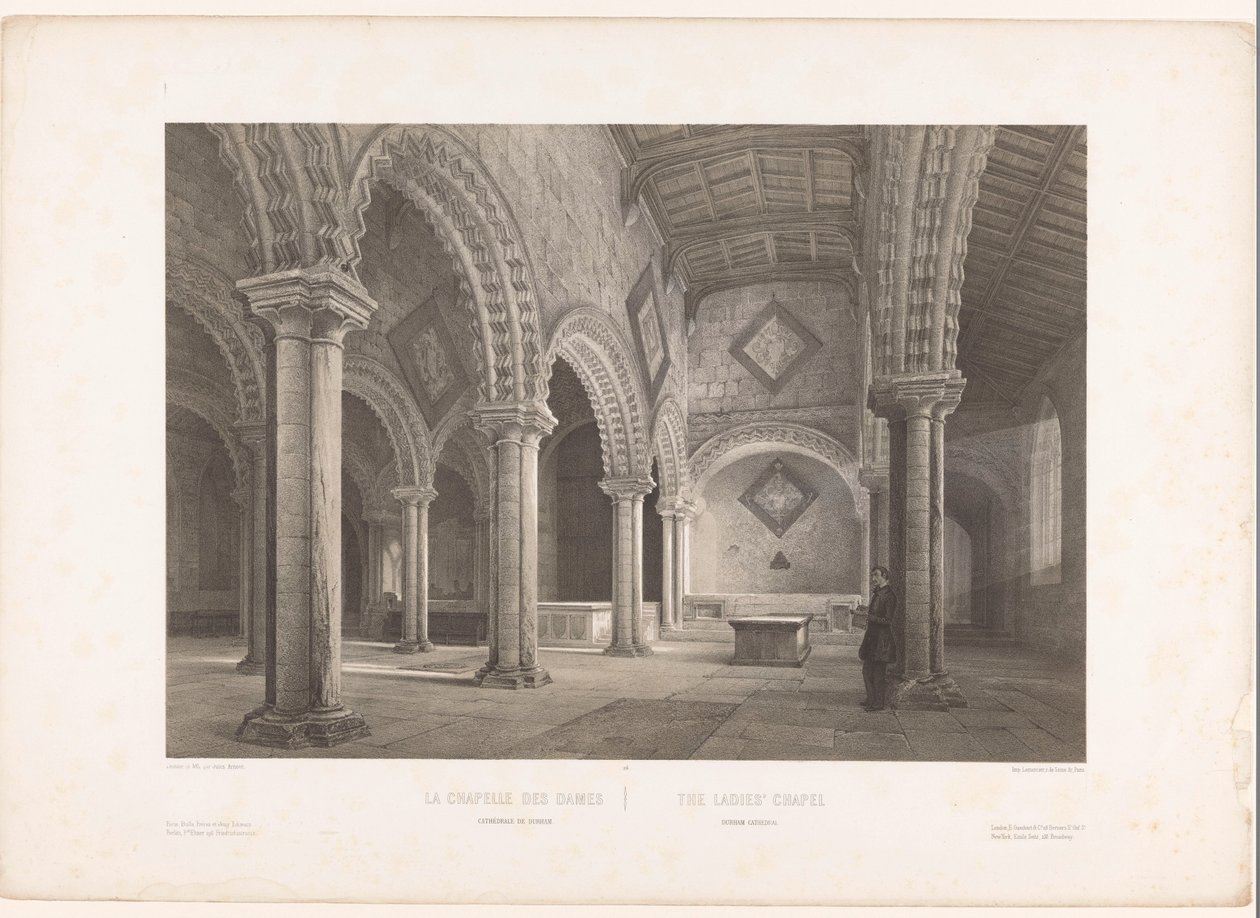 达勒姆大教堂女礼拜堂内景
La chapelle des Dames, cathédrale de Durham/达勒姆大教堂女礼拜堂（物上标题）
英格兰、爱尔兰和苏格兰（系列标题）
英格兰、爱尔兰和苏格兰（系列名称） 作者 路易斯·朱尔斯·阿诺特