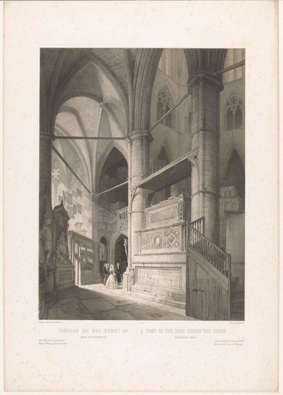 威斯敏斯特教堂中的英格兰国王亨利三世之墓
Tombeau du roi Henry III, abbaye de Westminster /国王亨利三世之墓，威斯敏斯特大教堂（物品上的标题）
英格兰、爱尔兰和斯科特兰（系列名称）
英格兰、爱尔兰和苏格兰 作者 路易斯·朱尔斯·阿诺特