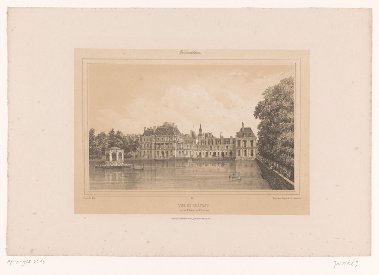 枫丹白露城堡景观
Vue du Château, prise de l