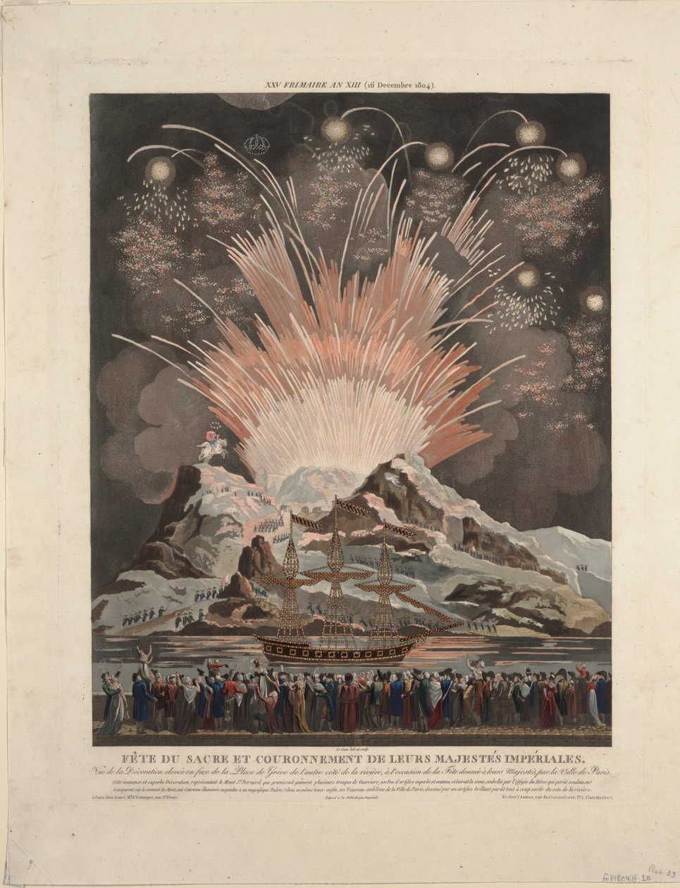 拿破仑加冕典礼，1806年 作者 路易·勒·库尔