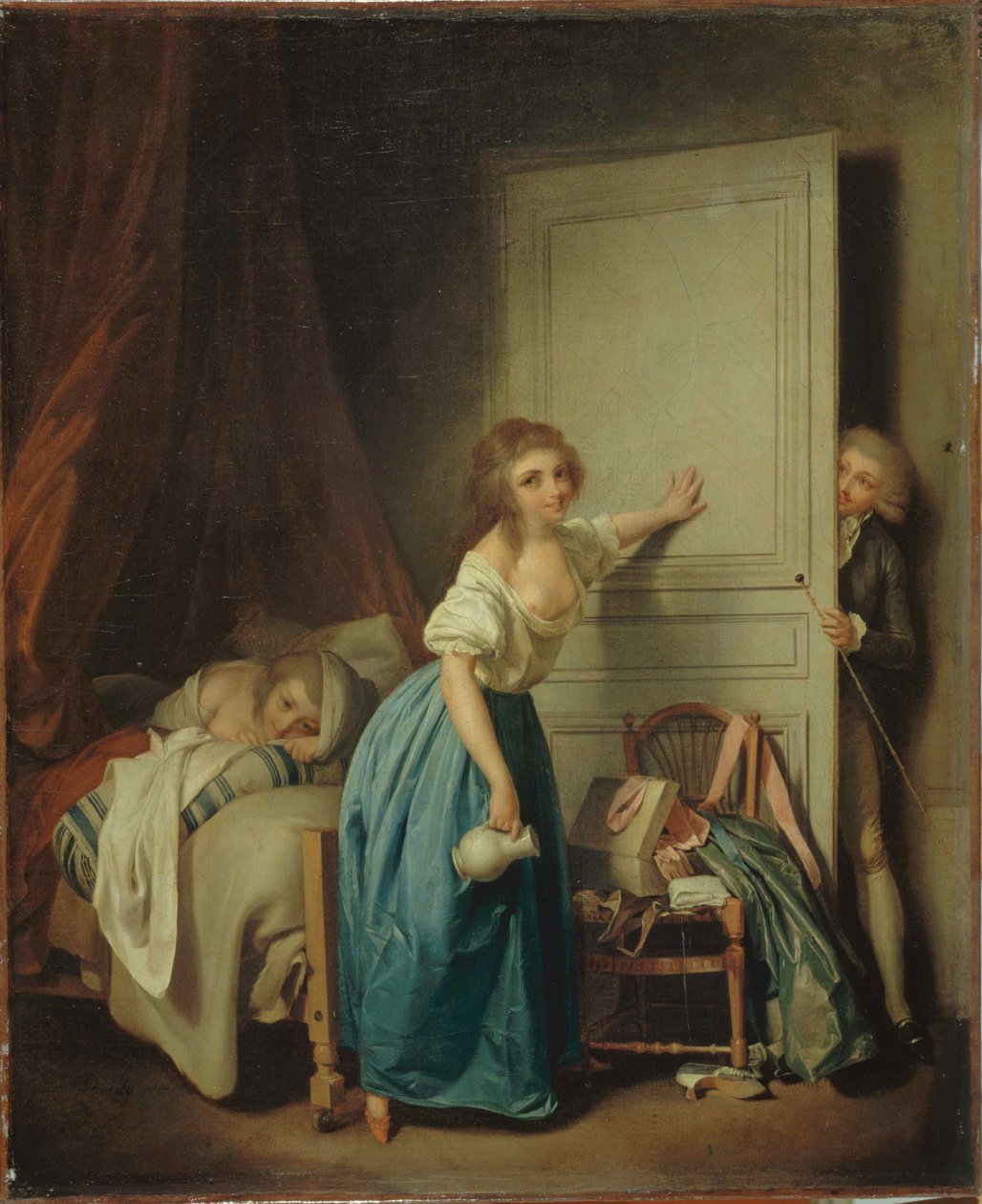 LIndiscret，约1795年。 作者 路易斯·利奥波德·博伊