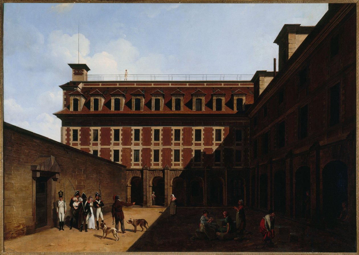La prison des Madelonnettes，Rue des Fontaines，约 1810 年（油画） 作者 路易斯·利奥波德·博伊
