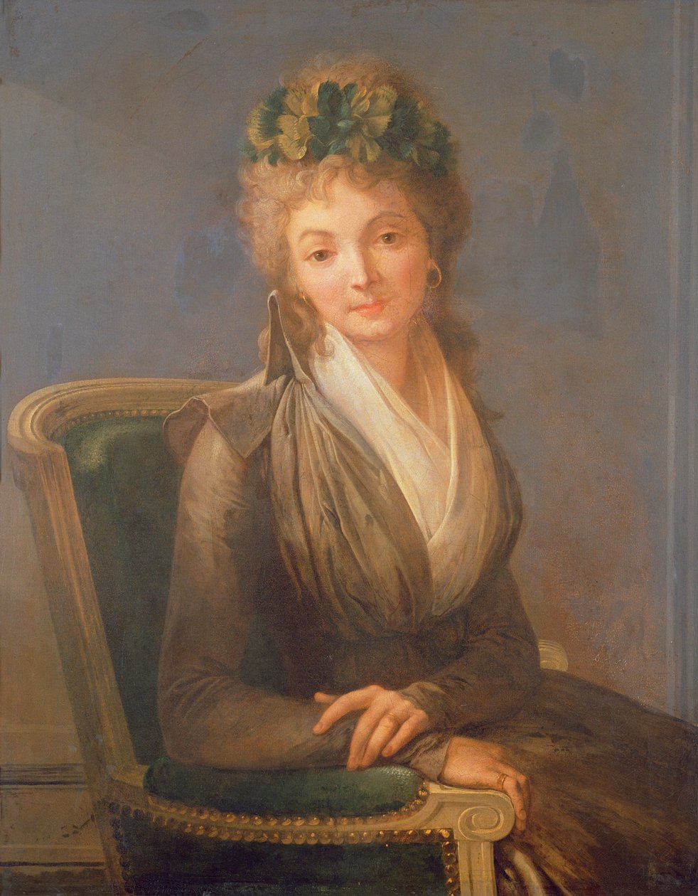 Lucile Desmoulins肖像，nee Duplessis，1770-1794年，1794年 作者 路易斯·利奥波德·博伊