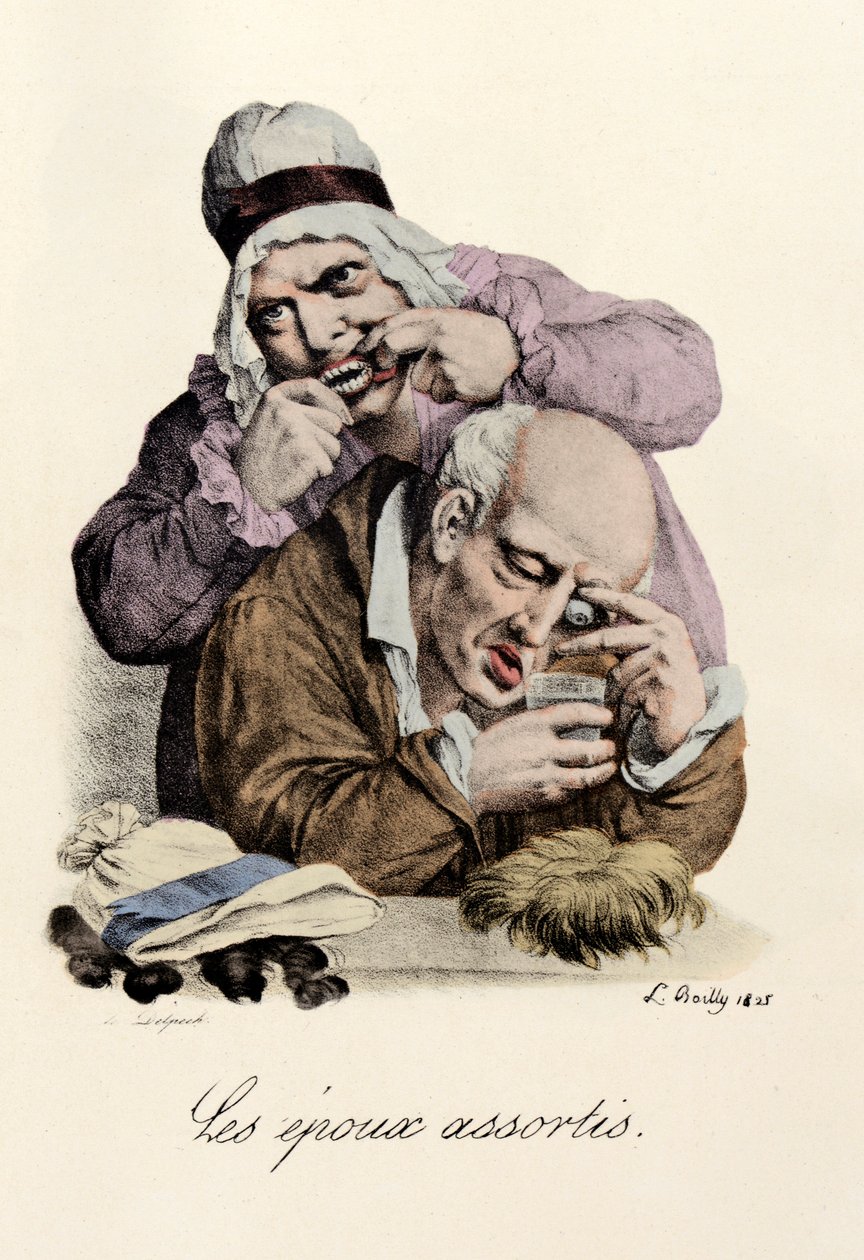 各式各样的线轴 路易斯-利奥波德-波伊（Louis Leopold Boilly）的雕刻作品 作者 路易斯·利奥波德·博伊