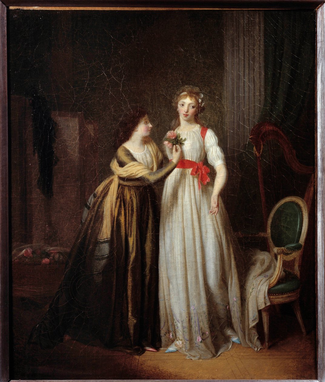 The two friends. Painting by Louis Leopold Boilly (1761 - 1845) 作者 路易斯·利奥波德·博伊