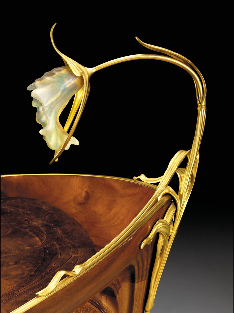 “ Orchidee”书桌，约1903年 作者 路易·马若雷勒