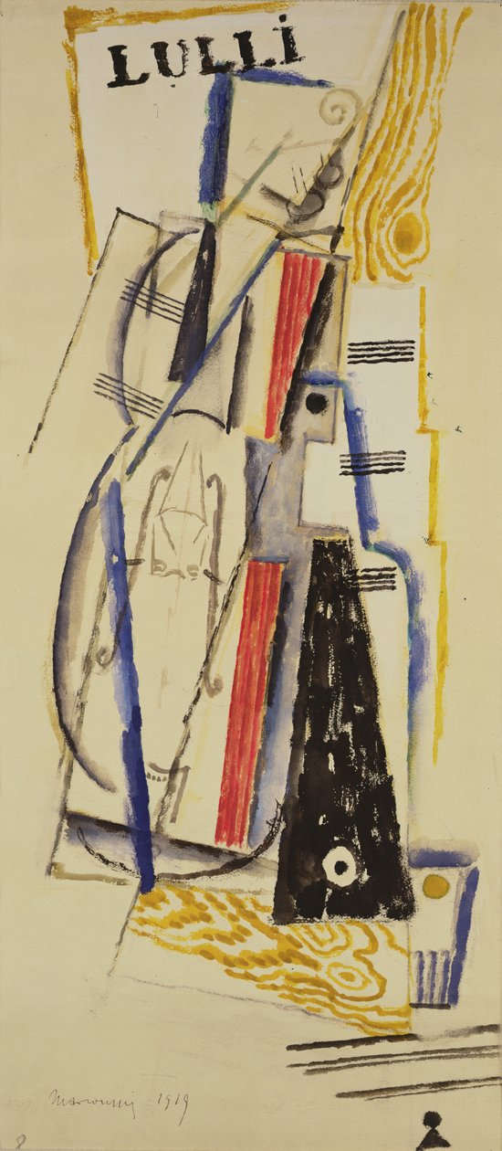摘要Lulli，1919年 作者 路易·马可西西斯（Louis Marcoussis）