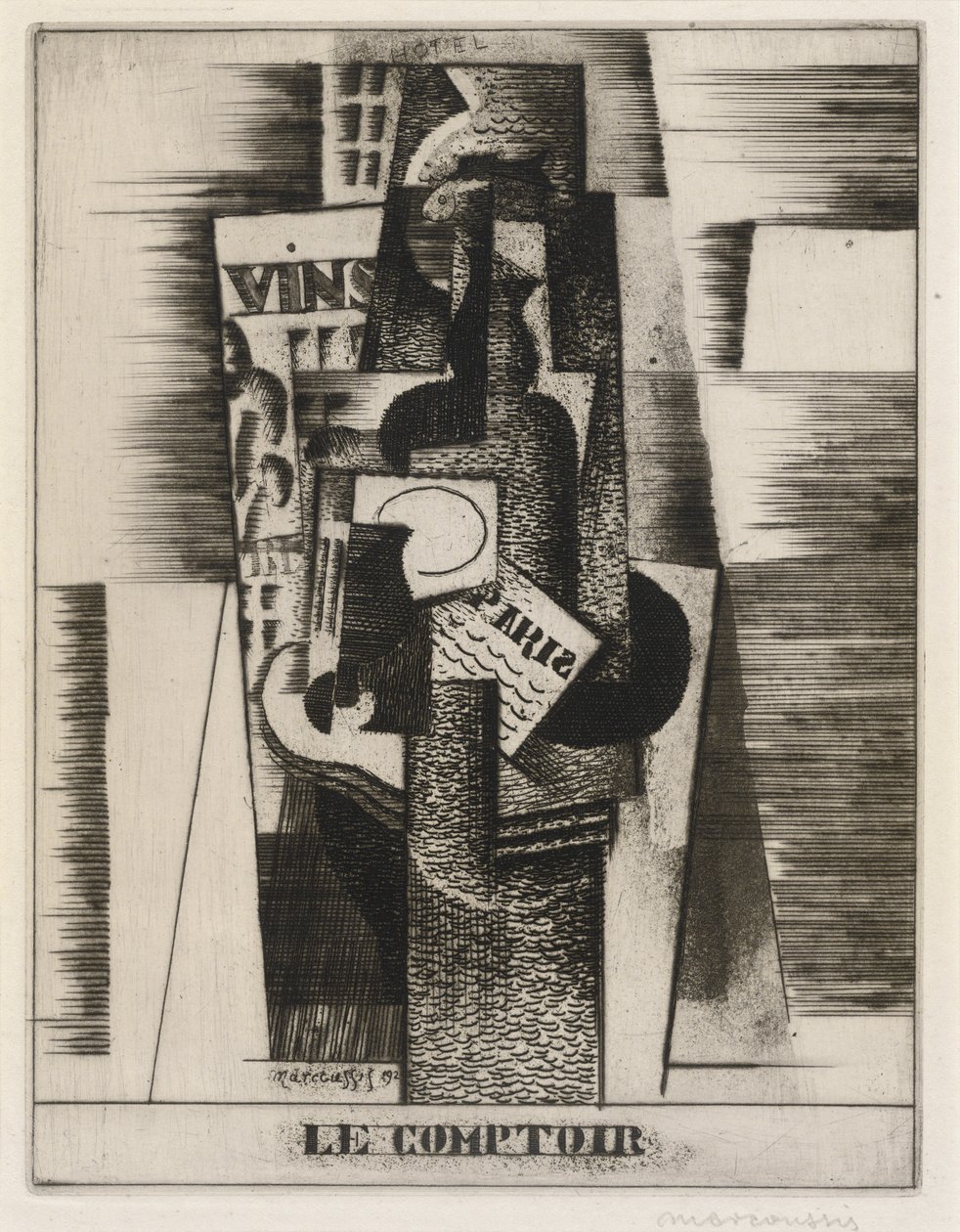 Le Comptoir（酒吧） 作者 路易·马可西西斯（Louis Marcoussis）