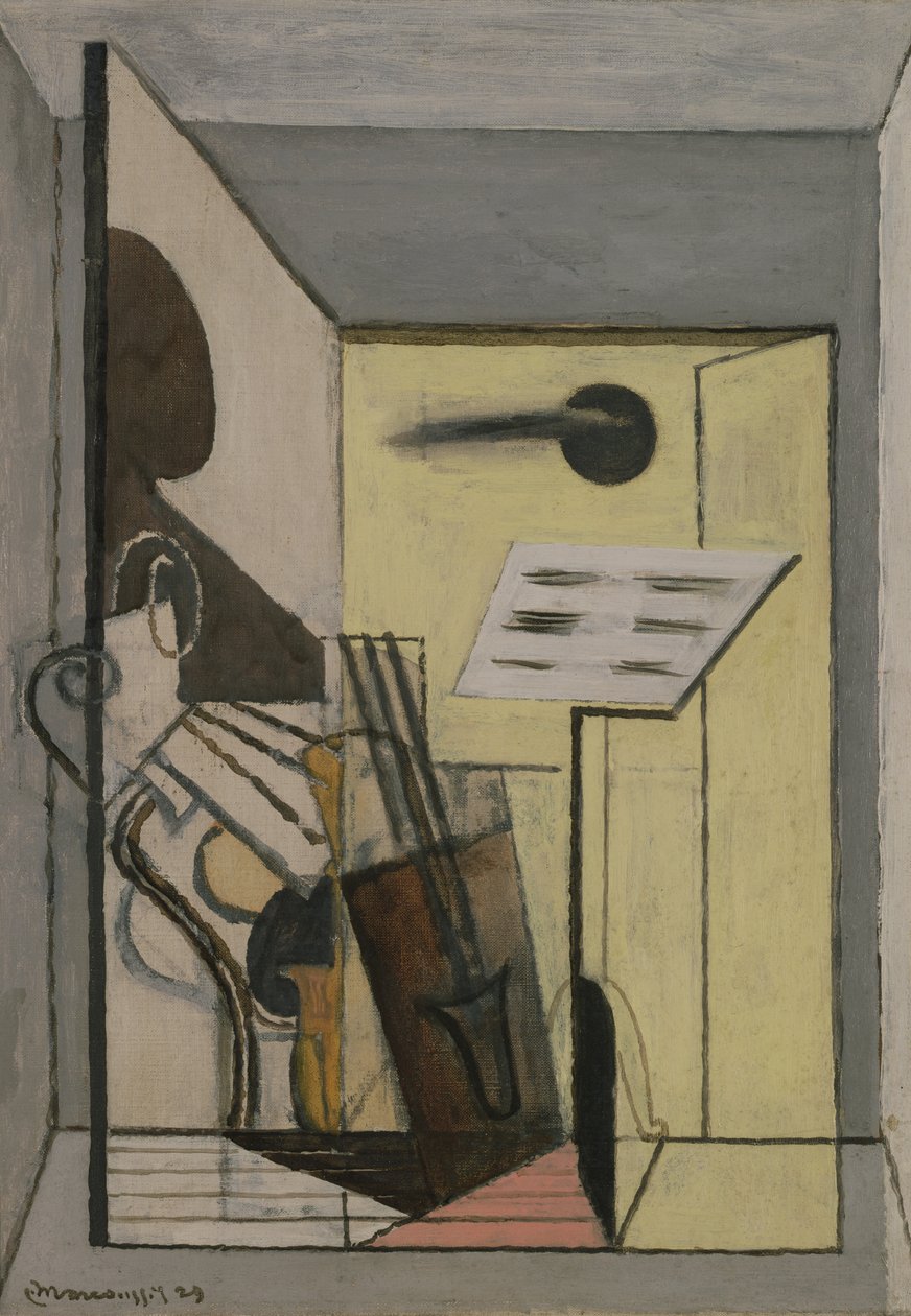分数表，1929年 作者 路易·马可西西斯（Louis Marcoussis）