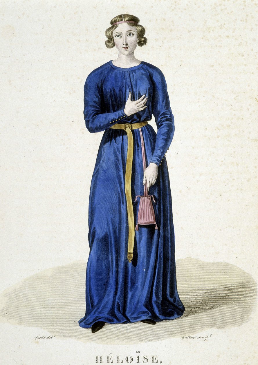 Héloise - 在“”法国著名女性画廊“” 作者 路易·玛丽·兰特（Louis Marie Lante）