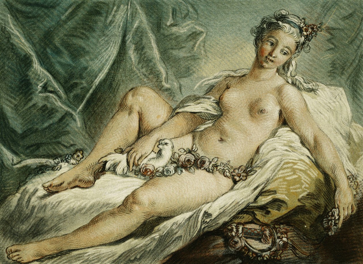 金刚的觉醒，在F. Boucher之后； Le Reveil de Venus，后F. Boucher，1769年 作者 路易·马林·邦内特