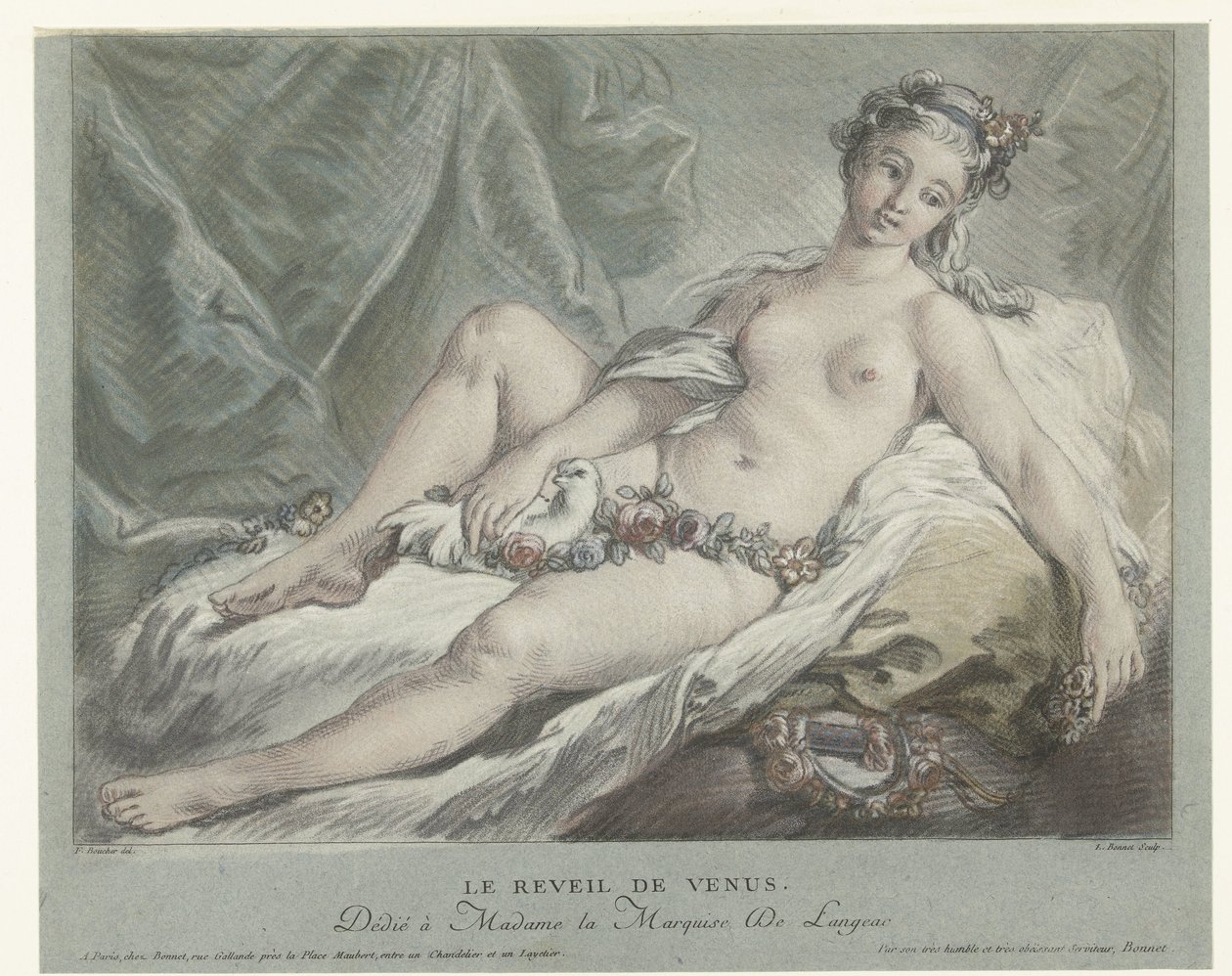 维纳斯苏醒
Le reveil de Venus（标题见实物） 作者 路易·马林·邦内特