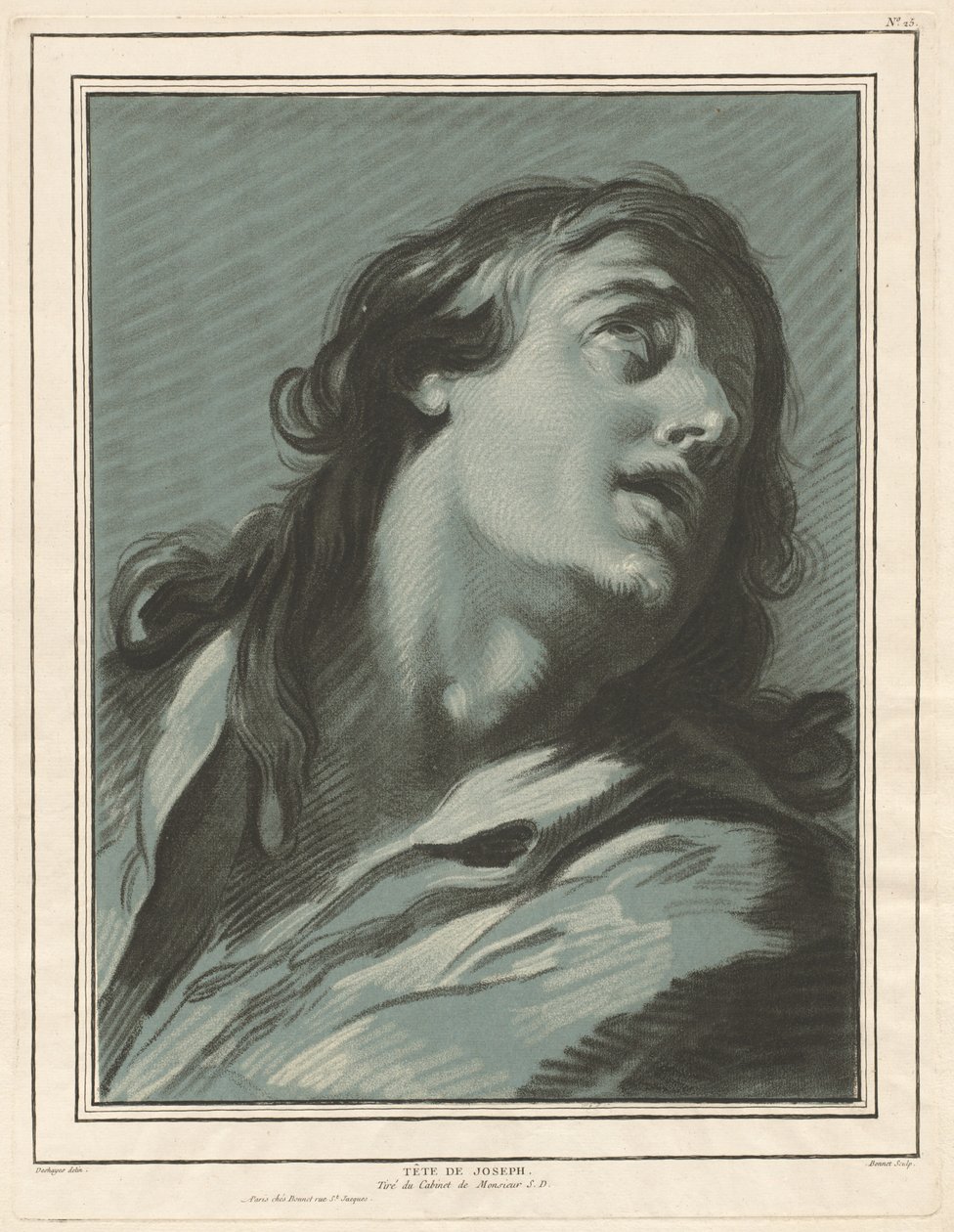 约瑟夫之头 作者 Louis Marin Bonnet，模仿 Jean Baptiste Deshays