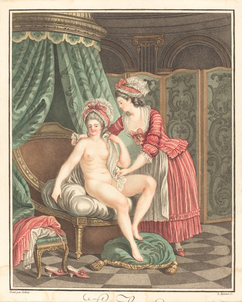蓓恩（Le Bain 作者 尼古拉斯·雷内·乔林 (Nicolas Rene Jollin) 之后的 Louis Marin Bonnet