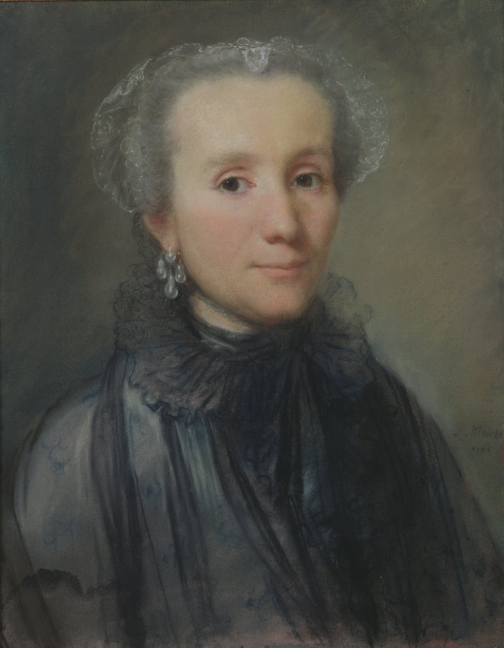 一名妇女的画象从波兰贵族的，1776年 作者 路易·马丁