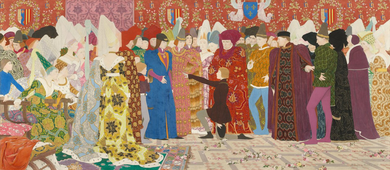 她对王储的呼吁，圣女贞德系列：II, 1906. 作者 路易斯·莫里斯·布泰·德·蒙维尔