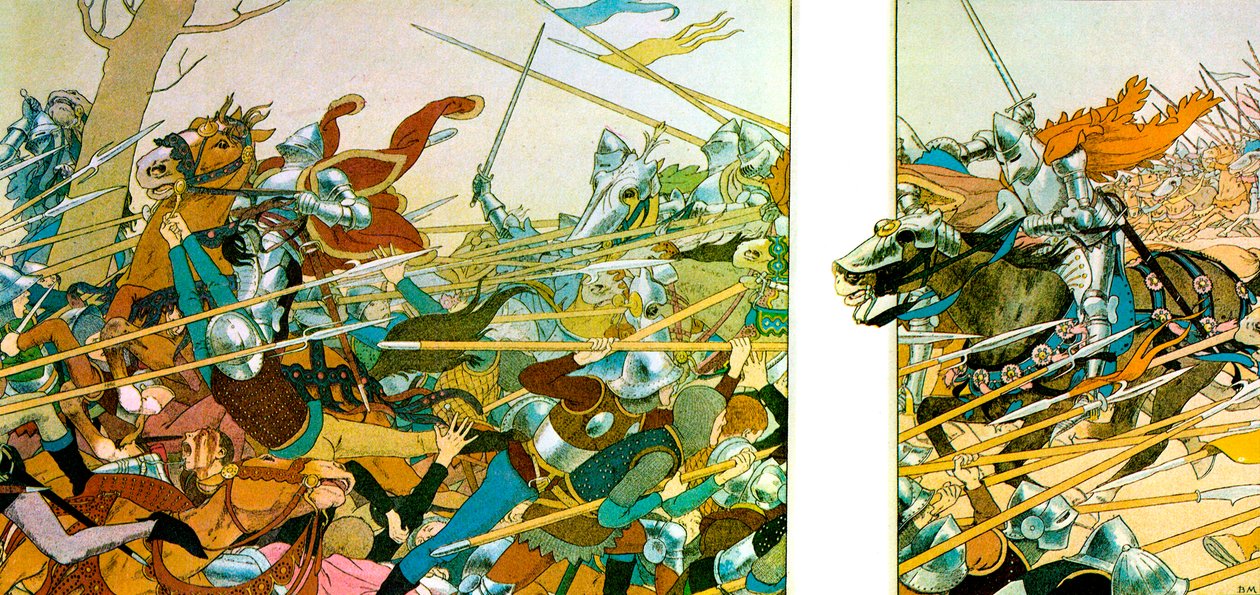 1896年《圣女贞德》一书的插图 作者 路易斯·莫里斯·布泰·德·蒙维尔