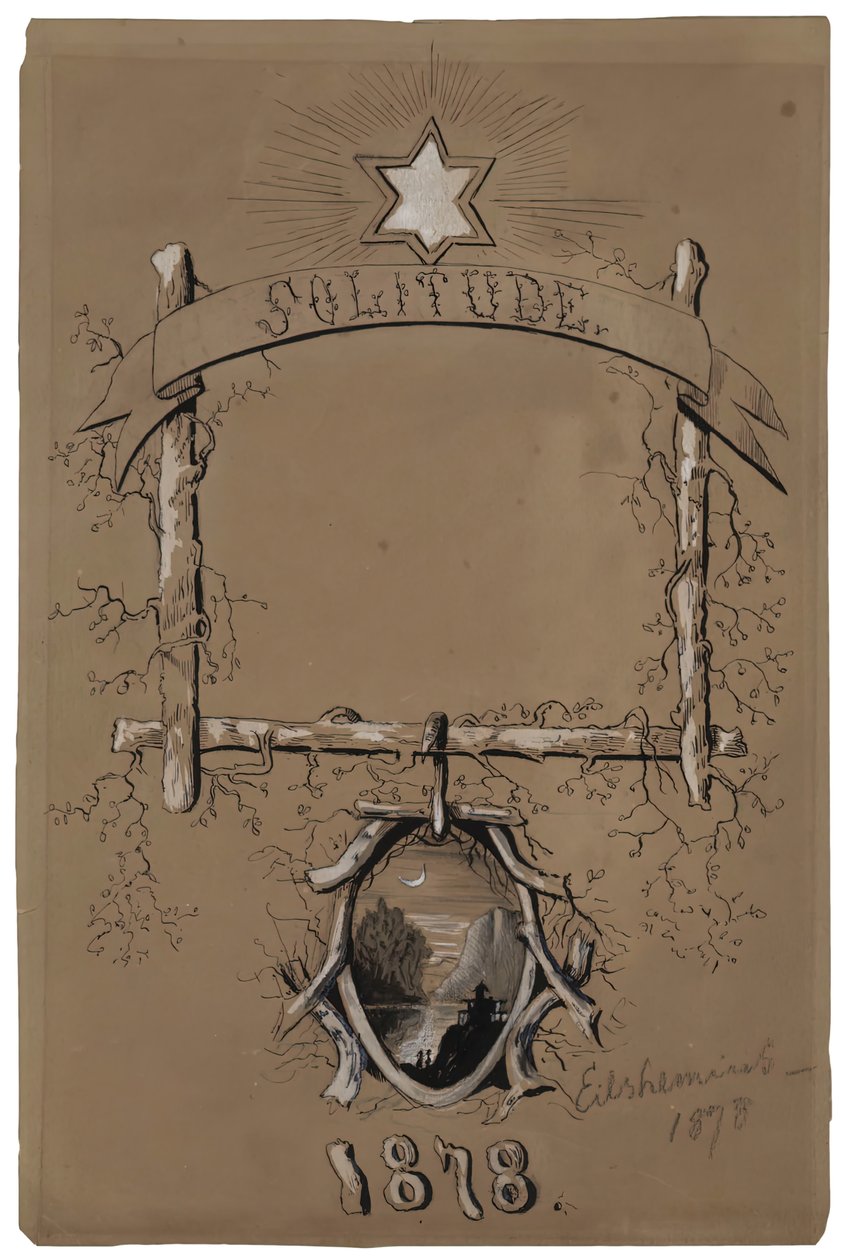 孤独，1878年。 作者 路易斯·米歇尔·伊尔西缪斯