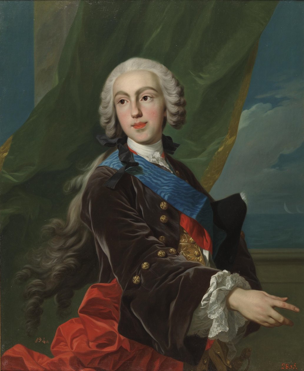 费利佩·德·博尔邦·法尔内塞 (Felipe de Borbón y Farnese)，西班牙王子、帕尔马公爵 作者 路易斯·米歇尔·范·卢