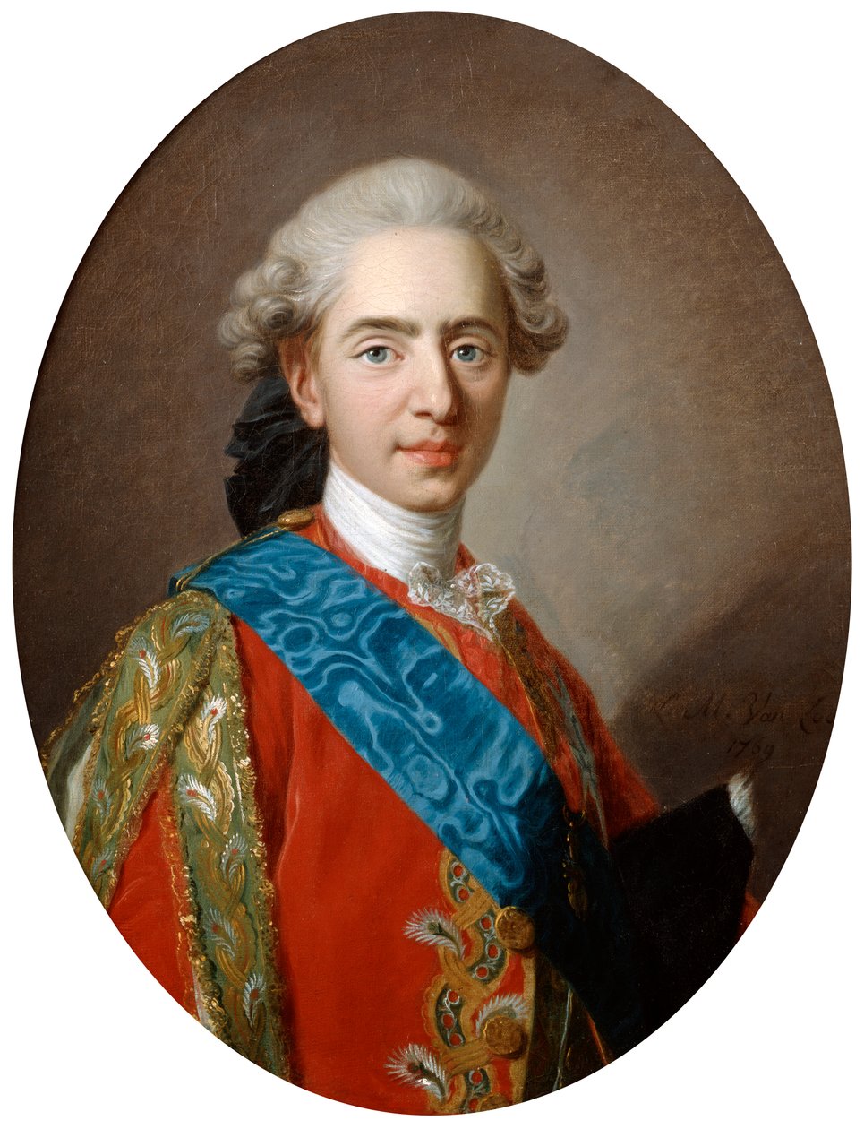 贝克公爵夫人（Duc de Berry），后来的路易十六世国王（15岁），c1769 作者 路易斯·米歇尔·范·卢