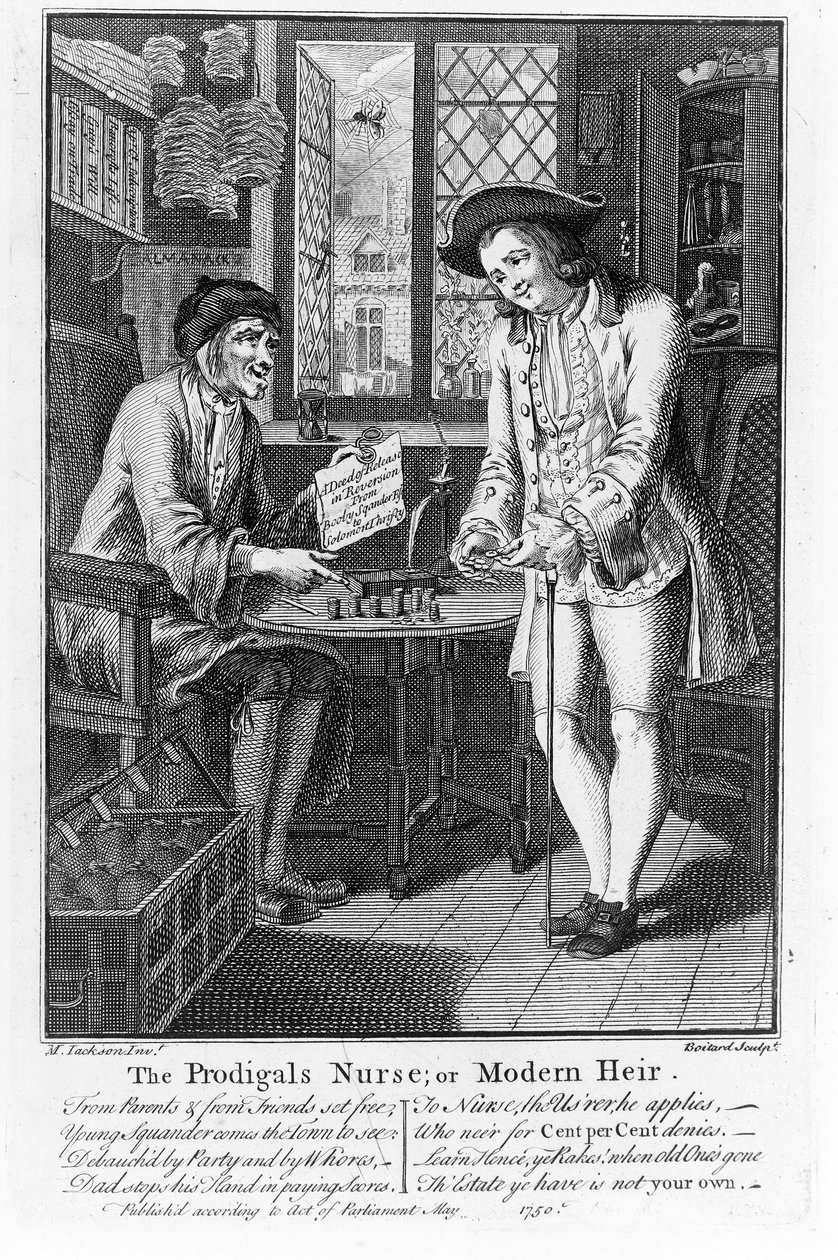 浪子的护士或现代继承人，酒吧。 1750 作者 路易·菲利普·博塔德