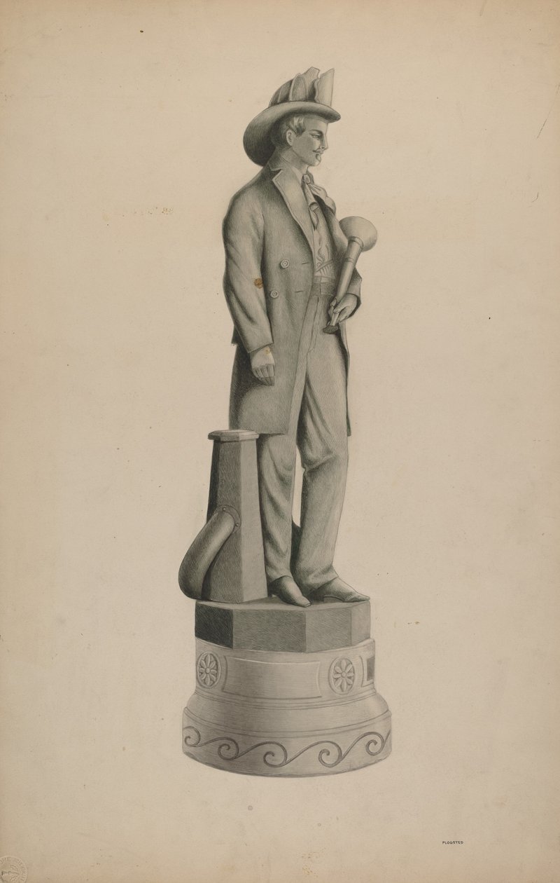 雕像，1935-1942。 作者 路易斯·普罗斯特德