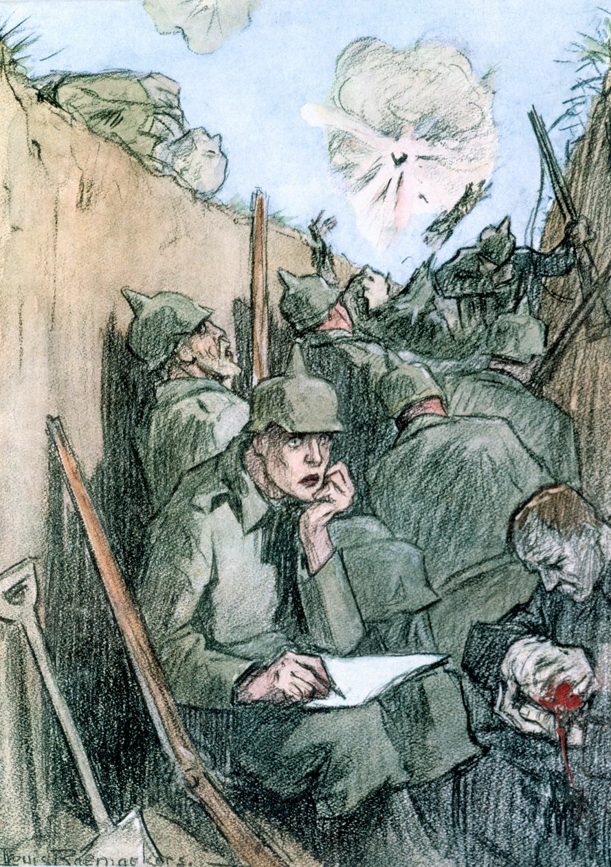 来自德国战壕的一封信》，1916年 作者 路易斯·雷麦克斯